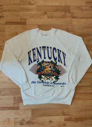 Pull Sweat Vintage Y2k Hugger Kentucky Blanc taille L, marque: Hugged, état: Très bon état, taille: L / 40 / 12, 20,00 €, 21,70 € Protection acheteurs incluse