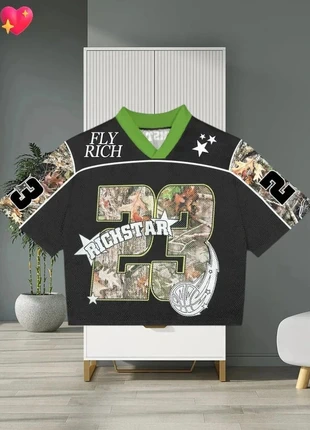 Racing shirt vert et noir en maille fashion streetwear taille M (ref 4), marque: Fashion, état: Neuf sans étiquette, taille: M, 13,00 €, 14,35 € Protection acheteurs incluse