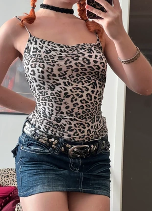 Leopard slinky y2k vintage camisole, brand: Vintage Dressing, condition: Very good, size: S / UK 8-10, £6.00, £7.00 includes Buyer Protection