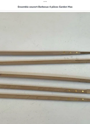 Becquet ensemble couvert pour barbecue 4 pièces, marque: Becquet, état: Neuf sans étiquette, 6,00 €, 7,00 € Protection acheteurs incluse