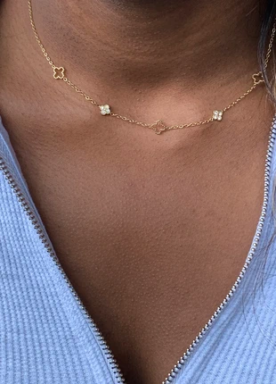 Collier doré trèfle acier inoxydable, marca: Tendance, estado: Muy bueno, 11,90 €, 13,20 € Protección al comprador Pro incluida