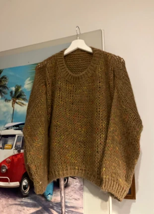 Pull court t38/40 beige et fils colorés, brand: Made In Italy, condition: New without tags, size: L / 40 / 12, €10.00, €11.20 includes Buyer Protection