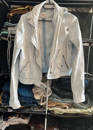 Veste en jean style perfecto bleu delavé vintage taille L (coton), marke: Vintage Dressing, zustand: Sehr gut, größe: L / 40 / 12, 8,00 €, 9,10 € inklusive Vinted-Käuferschutz