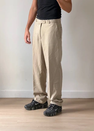 Pantalon de costume - 42 - beige - vintage oversized, brand: Vintage, condition: Very good, size: W33, €35.00, €37.45 includes Buyer Protection