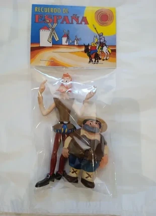 Figuras plástico D Quijote y Sancho Panza, brand: NO LABEL, condizioni: Nuovo con cartellino, €3.00, €3.85 include la Protezione acquisti