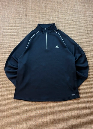 Russell Athletic 1/4 zip noir Dri-Power training top USA 2010s L mixte #0351, marke: Russell Athletic, zustand: Sehr gut, größe: L, 30,00 €, 32,20 € beinhaltet Vinted-Käuferschutz Pro