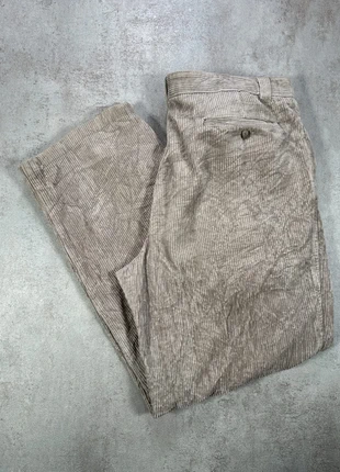 Pantalon Vintage En Velours Côtelé / Corduroy Prefab gris clair rayé ample taille 36, marke: Vintage Dressing, zustand: Sehr gut, größe: W36 | DE 52, 20,00 €, 21,70 € beinhaltet Vinted-Käuferschutz Pro