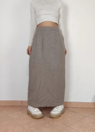 Jupe longue marron/beige Vintage 90s taille 44/46, marque: Vintage, état: Très bon état, taille: XXL / 44 / 16, 15,00 €, 16,45 € Protection acheteurs (Pro) incluse