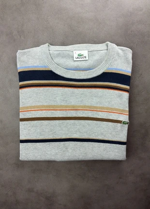 Pull col rond Lacoste gris pour homme taille 8, brand: Lacoste, condition: Very good, size: XXL, €22.00, €23.80 includes Buyer Protection