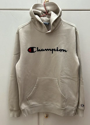 Sweat-shirt à capuche beige - champion taille s vintage, brand: Champion, condition: Good, size: S, €5.00, €5.95 includes Buyer Protection