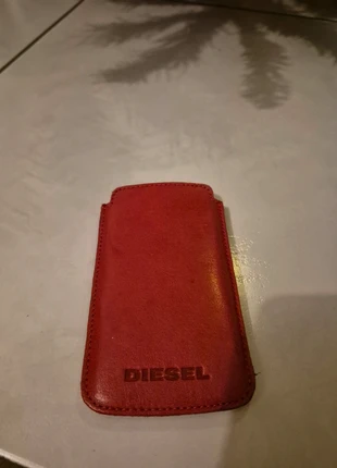 Porte-cartes Diesel cuir rouge vintage Mohawk, marque: Diesel, état: Neuf sans étiquette, 4,99 €, 5,94 € Protection acheteurs incluse