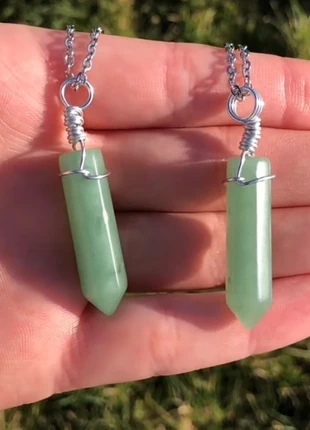 Wire Wrapped Aventurine Necklace, brand: Crystal, condition: New without tags, €5.00, €5.95 includes Buyer Protection