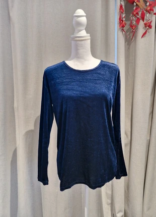 Soft Midnight Blue velour longsleeve | 90s vintage whimisgoth alt fairycore, marca: Vintage Dressing, estado: Muy bueno, tamaño: L / 40 / 12, 15,00 €, 16,45 € Protección al comprador Pro incluida