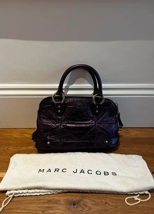 Marc Jacobs Quilted Purple Leather Handbag (with Dust Bag), brand: Marc Jacobs, condition: Very good, £120.00, £126.70 includes Buyer Protection