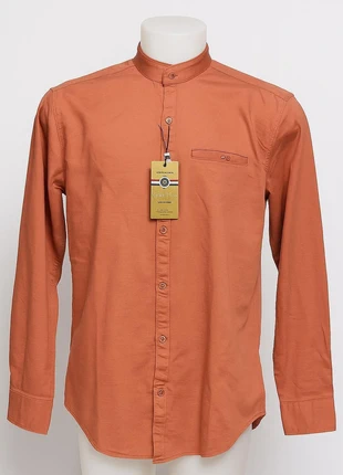 Chemise homme terracotta celebrity since 1997-col mao , coupe trim fit, marca: Celebrity, estado: Novo com etiquetas, tamanho: XL, €55.00, €58.45 inclui Proteção do Comprador