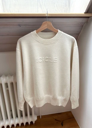 White 100% Wool Knit Sweater M, marque: Vintage, état: Très bon état, taille: M / 38 / 10, 49,00 €, 52,15 € Protection acheteurs incluse