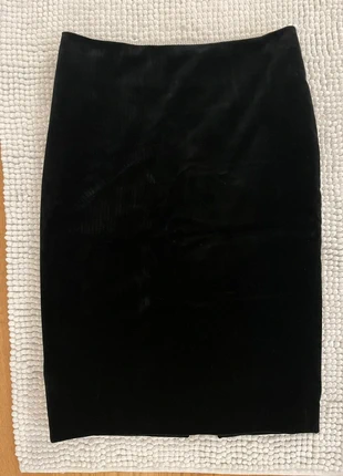 Jupe crayon Miki Thumb en velours noir, marke: Miki Thumb, zustand: Neu, größe: XS / 34 / 6, 70,00 €, 74,20 € inklusive Vinted-Käuferschutz