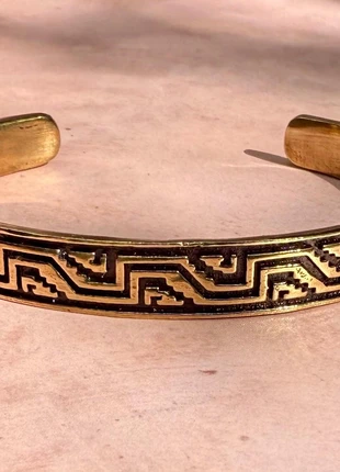 Bangle Bracelet Vintage Tribal Ethnic Bohemian Brass Gift Box Present Small/Med Unisex, condition: New with tags, £9.75, £10.94 includes Buyer Protection Pro