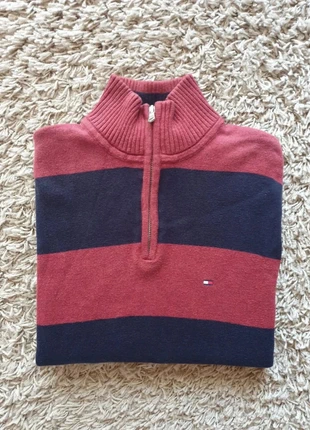 Pull col zip Taille S Tommy Hilfiger Marine/rouge, brand: Tommy Hilfiger, condizioni: Ottime, taglia: S, €32.00, €34.30 include la Protezione acquisti