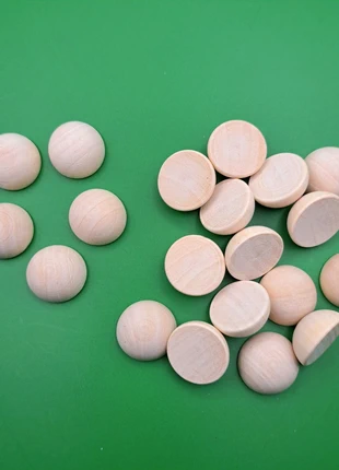 Wooden dome embellishments, brand: NO LABEL, condition: New, £1.50, £2.28 includes Buyer Protection Pro