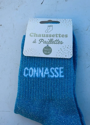 Chaussette à paillettes 36/42, état: Neuf avec étiquette, taille: M | 39–42, 4,00 €, 4,90 € Protection acheteurs incluse