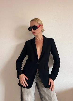 El Corte Inglés Classic Black Blazer – Elegant & Feminine, Size 34, brand: El Corte Inglés, condizioni: Ottime, taglia: XS / IT 38 / EU 34, €18.00, €19.60 include la Protezione acquisti