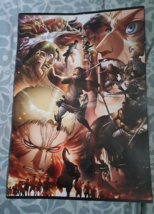 Poster Attack on Titan anime manga, marca: Attack On Titan, estado: Nuevo sin etiquetas, 3,00 €, 3,85 € Protección al comprador incluida