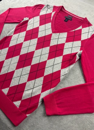 Pull chic col V tommy Hilfiger old Monney M 38 femme rouge gris vintage p12, marque: Tommy Hilfiger, état: Très bon état, taille: M / 38 / 10, 8,99 €, 10,14 € Protection acheteurs incluse