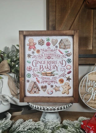 Cadre sign farmhouse en bois décoration saisonnière de Noël, marque: le comptoir farmhouse, état: Très bon état, 15,00 €, 16,45 € Protection acheteurs incluse