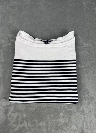 Pull Tommy Hilfiger à rayures blanc bleu marine S, marque: Tommy Hilfiger, état: Très bon état, taille: S / 36 / 8, 9,90 €, 11,10 € Protection acheteurs incluse