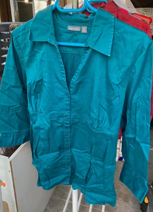 Chemise verte, marque: Apt. 9, état: Bon état, taille: XL / 42 / 14, 4,00 €, 4,90 € Protection acheteurs incluse