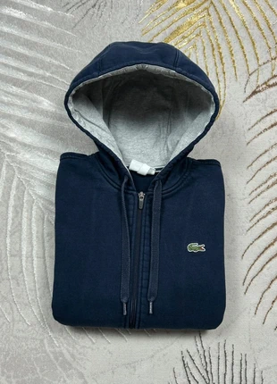 Gilet à capuche Lacoste bleu marine logo brodé vert, brand: Lacoste, condizioni: Ottime, taglia: S, €45.00, €47.95 include la Protezione acquisti Pro