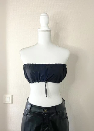 Black Fashion - Crop Top Sans Bretelles Avec Détails Élastiques - Noir - Taille M, marke: Black Fashion, zustand: Neu, mit Etikett, größe: M / 38 / 10, 7,50 €, 8,58 € beinhaltet Vinted-Käuferschutz Pro