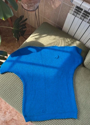 Camisola de malha azul M, condizioni: Ottime, taglia: M / IT 42 / EU 38, €8.00, €9.10 include la Protezione acquisti