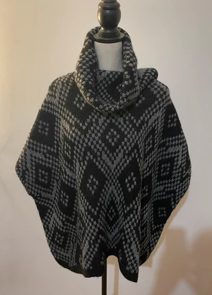 Poncho en laine gris – Femme – Camaïeu – Taille M, marque: Camaïeu, état: Très bon état, taille: M / 38 / 10, 5,90 €, 6,90 € Protection acheteurs incluse