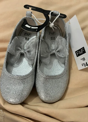 Girls Flat Shoes, brand: F&F, condition: New with tags, size: 10 child | EU 28, £6.50, £7.32 includes Buyer Protection