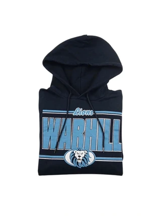 Sweat à capuche Hoodie Champion Warhill Lions noir imprimé bleu clair - Taille S, marque: Champion, état: Très bon état, taille: S, 14,90 €, 16,35 € Protection acheteurs (Pro) incluse