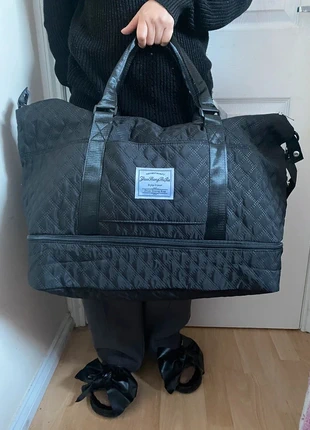 Large Travel Bag Weekend Bag Duffel Bag Gym Bag Black, brand: Zhuoshengshijia, condition: Very good, £14.99, £16.44 includes Buyer Protection Pro