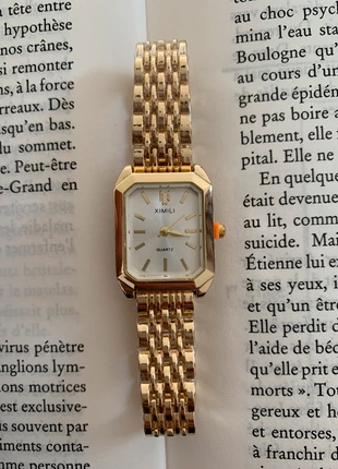 Montre à quartz pour femme blanche et dorée, marca: Quartz, estado: Novo com etiquetas, tamanho: Tamanho único, €7.00, €8.05 inclui Proteção do Comprador