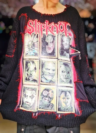 Slipknot Sweater Handmade, zustand: Sehr gut, größe: Universal, 70,00 €, 74,20 € beinhaltet Vinted-Käuferschutz Pro