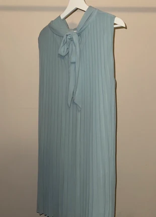 Lichtblauwe geplisseerde A-line jurk – maat 44 (Yessica), merk: Dresses Yessica, staat: Heel goed, maat: XXL / 44 / 16, € 10,00, € 11,20 inclusief Kopersbescherming