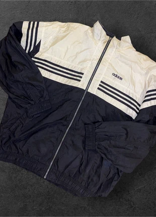 Vintage Adidas Jacke beige-schwarz – Retro Look- size XL, marque: adidas, état: Bon état, taille: XL, 8,50 €, 9,63 € Protection acheteurs incluse