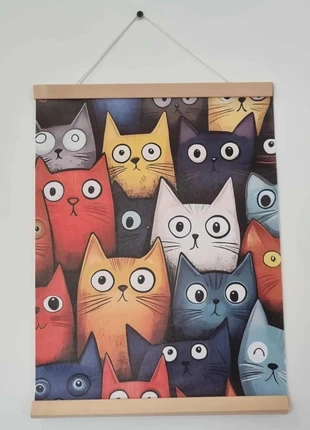 Toile imprimée 30x40cm neuve "chat ", affiche, poster, plaque métal, condition: Like new, €9.00, €10.15 includes Buyer Protection