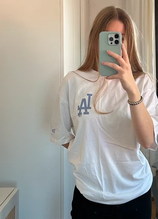 New Era LA Shirt weiß hellblau M, brand: New Era, condizioni: Buone, taglia: M / IT 42 / EU 38, €4.00, €4.90 include la Protezione acquisti