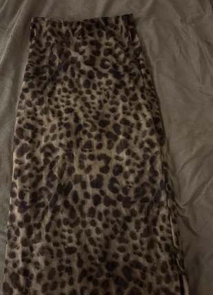 leoprint maxiskirt, marque: Sonstiges, état: Neuf sans étiquette, taille: S / 36 / 8, 4,00 €, 4,90 € Protection acheteurs incluse