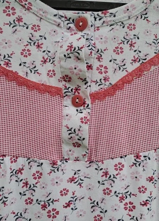 Chemise de nuit longue originale fleur liberty blanc rose brode Vintage, marque: Vintage, état: Très bon état, taille: Taille unique, 9,61 €, 10,79 € Protection acheteurs incluse