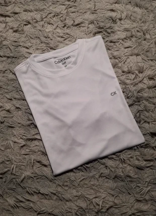 T-shirt Col rond Calvin Klein 100% Polyester Blanc Taille S, brand: Calvin Klein, condition: New without tags, size: S, €17.50, €19.08 includes Buyer Protection