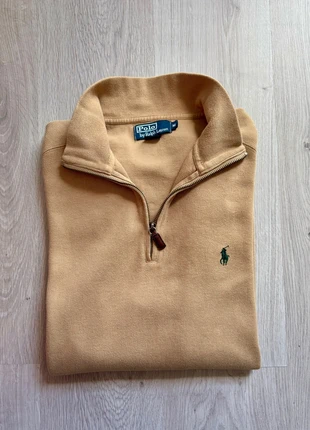 pull marron/beige col zippé ralph lauren homme M, merk: Ralph Lauren, staat: Heel goed, maat: M, € 55,00, € 58,45 inclusief Kopersbescherming