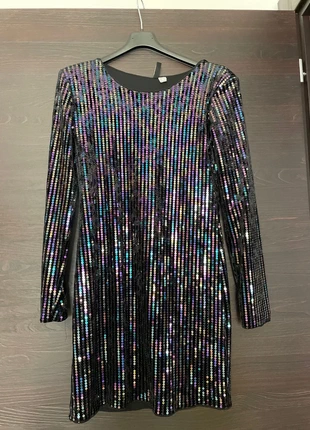 Abito tubino nero con paillettes colorate stile vintage anni ‘80 taglia M/42, marque: H&M, état: Très bon état, taille: M / 38 / 10, 15,00 €, 16,45 € Protection acheteurs incluse