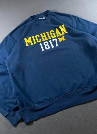 Sweat Crewneck épais Vintage Michigan University 1817 Bleu Marine – Gear For Sports – Taille L, marca: Vintage Dressing, estado: Muito bom, tamanho: L, €30.00, €32.20 inclui Proteção do Comprador